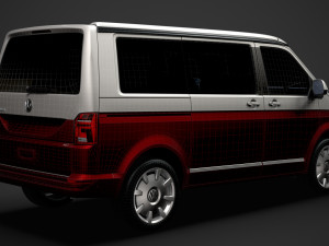 vw california t61 2020 3D Model