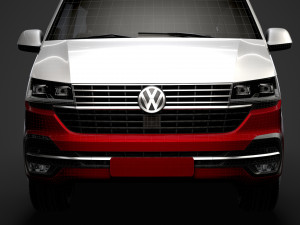 vw california t61 2020 3D Model