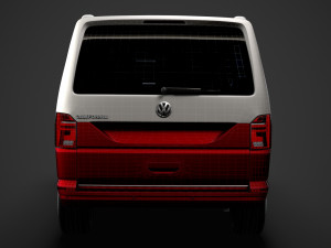 vw california t61 2020 3D Model