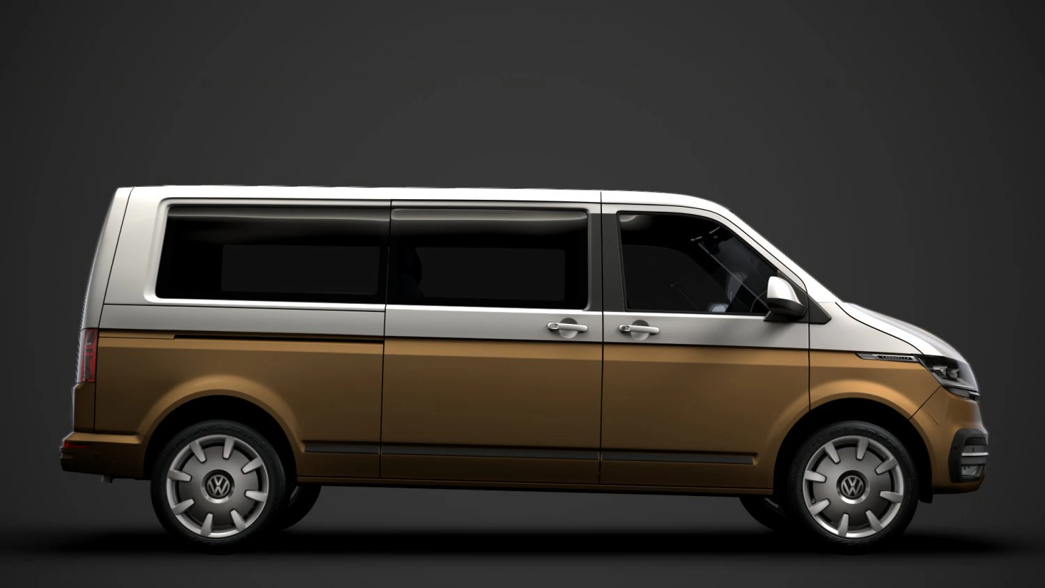 vw caravelle lwb t61 2020 3D Model .c4d .max .obj .3ds .fbx .stl .blend 