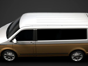 vw caravelle lwb t61 2020 3D Model