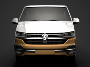 vw caravelle lwb t61 2020 Modèle 3D