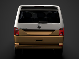 vw caravelle lwb t61 2020 Modèle 3D