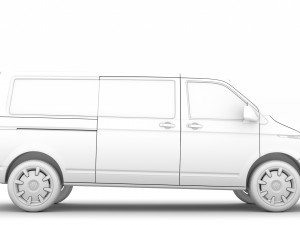 vw caravelle lwb t61 2020 Modèle 3D