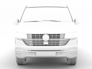 vw caravelle lwb t61 2020 3D Model