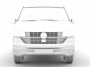 vw caravelle lwb t61 2020 3D Model