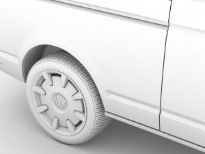 vw caravelle lwb t61 2020 Modèle 3D
