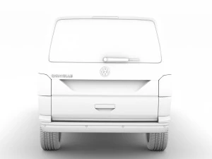 vw caravelle lwb t61 2020 3D Model