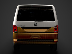 vw caravelle lwb t61 2020 Modèle 3D