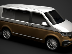 vw caravelle t61 2020 Model 3D