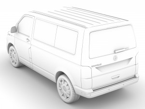 vw caravelle t61 2020 Model 3D