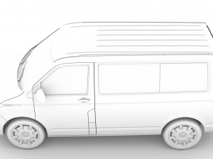 vw caravelle t61 2020 Model 3D