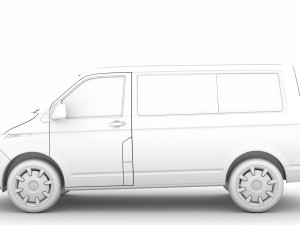 vw caravelle t61 2020 Model 3D