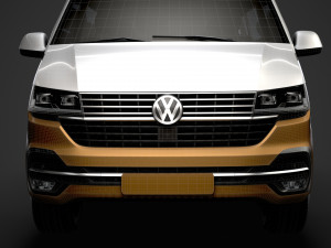 vw caravelle t61 2020 Model 3D