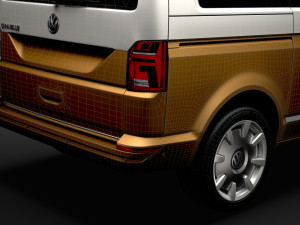 vw caravelle t61 2020 Model 3D