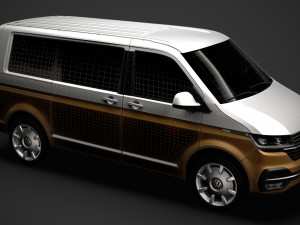 vw caravelle t61 2020 Model 3D