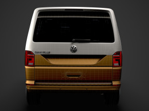 vw caravelle t61 2020 Model 3D