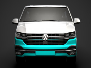 vw multivan bulli lwb t61 2020 3D 模型