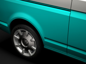 vw multivan bulli lwb t61 2020 3D 模型