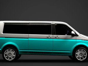 vw multivan bulli lwb t61 2020 3D Model