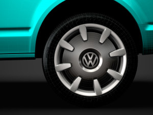 vw multivan bulli lwb t61 2020 3D 模型