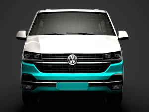 vw multivan bulli lwb t61 2020 3D Model