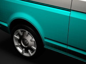 vw multivan bulli lwb t61 2020 3D 模型