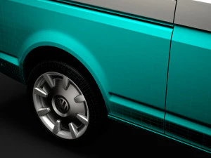 vw multivan bulli lwb t61 2020 3D Model