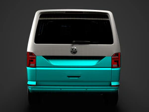 vw multivan bulli lwb t61 2020 3D Model