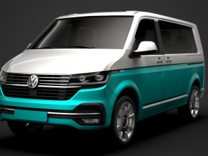vw multivan bulli t61 2020 3D Model
