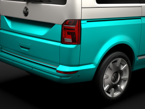 vw multivan bulli t61 2020 3D Model