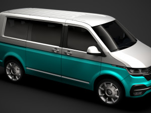 vw multivan bulli t61 2020 3D Model