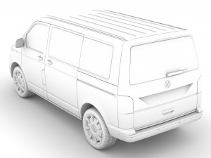 vw multivan bulli t61 2020 3D Model