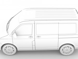 vw multivan bulli t61 2020 3D Model