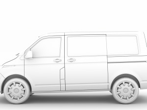 vw multivan bulli t61 2020 3D Model