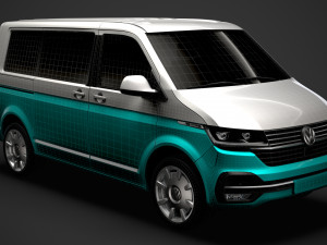 vw multivan bulli t61 2020 3D Model