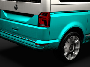 vw multivan bulli t61 2020 3D Model