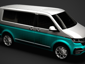 vw multivan bulli t61 2020 3D Model