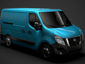 nissan nv 400 l1h1 фургон 2020 р 3D Модель