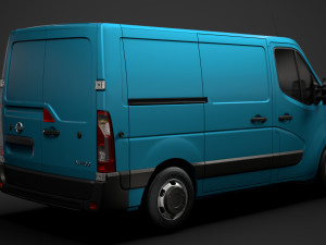 nissan nv 400 l1h1 van 2020 3D Model
