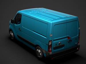nissan nv 400 l1h1 van 2020 3D Model