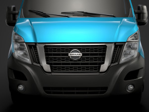 nissan nv 400 l1h1 van 2020 3D Model