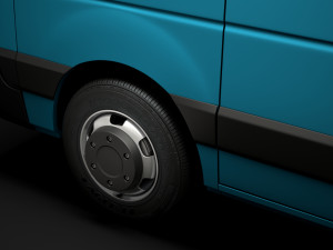 nissan nv 400 l1h1 van 2020 3D Model