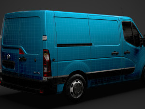 nissan nv 400 l1h1 van 2020 3D Model