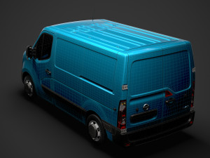 nissan nv 400 l1h1 van 2020 3D Model