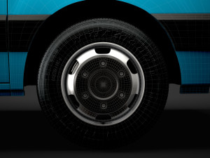 nissan nv 400 l1h1 van 2020 3D Model