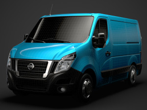 nissan nv 400 l1h1 van 2020 3D Model