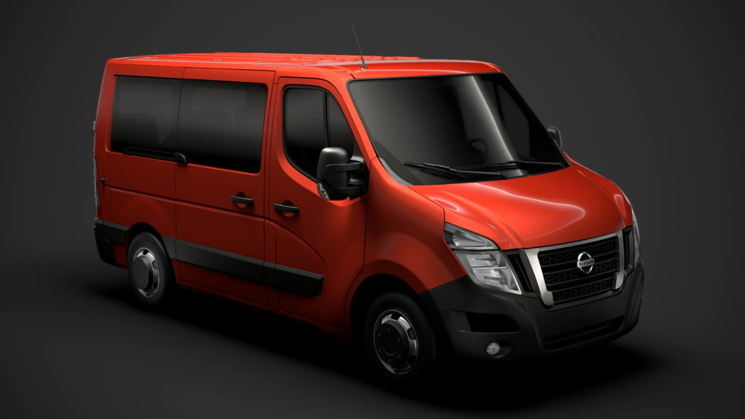 nissan nv 400 l1h1 windowvan 2020 3D Model .c4d .max .obj .3ds .fbx .stl .blend 