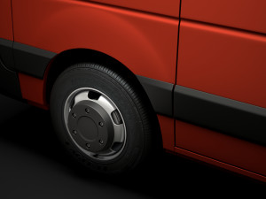 nissan nv 400 l1h1 windowvan 2020 3D Model