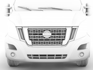 nissan nv 400 l1h1 windowvan 2020 3D Model